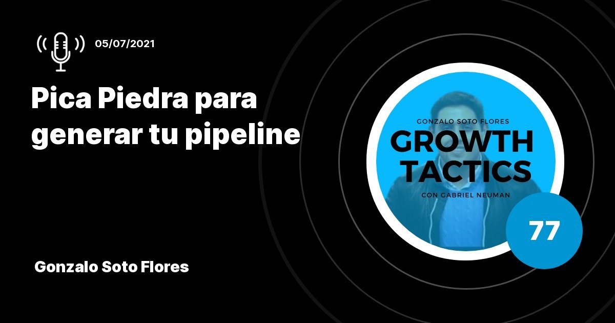 Pica Piedra para generar tu pipeline